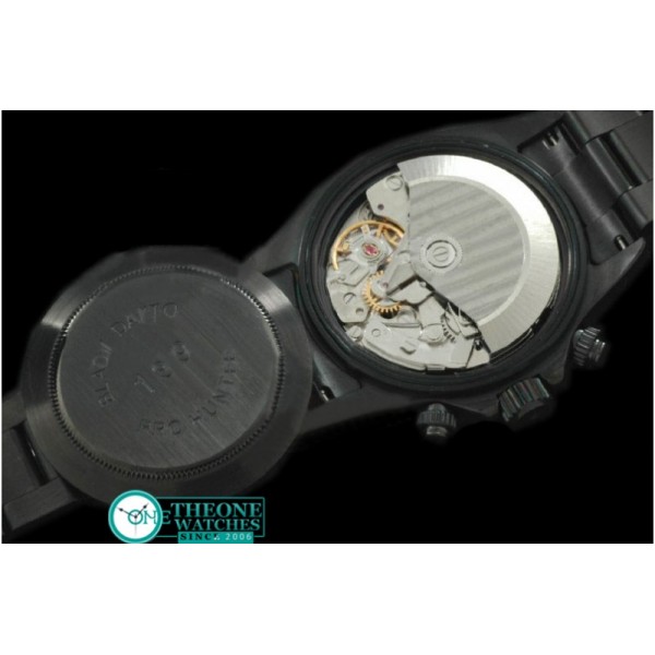 Rolex - PVD/PVD White Diam Asia 7750 Running Secs @ 6.00