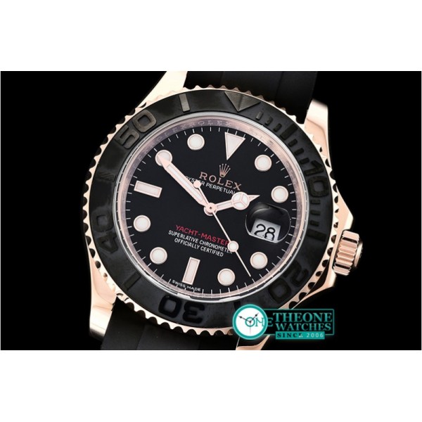 Rolex - YachtMaster 116655 40mm RG/RU Black WF Ult Asia 2836