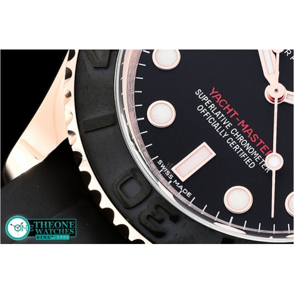 Rolex - YachtMaster 116655 40mm RG/RU Black WF Ult Asia 2836