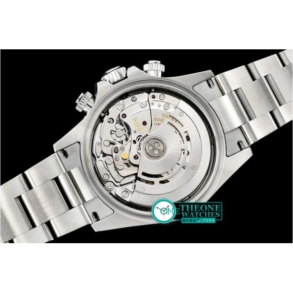 Rolex - Daytona 116520 SS/SS White/Stk Noob Asia 4130 Mod