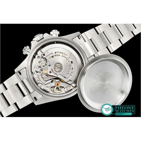 Rolex - Daytona 116500 CER/SS White/Stk Noob Asia 4130 Mod