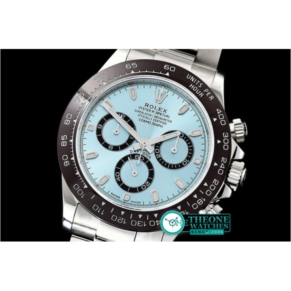 Rolex - Daytona 116506 CER/SS 904L Ice Blue Noob Asia 4130 Mod