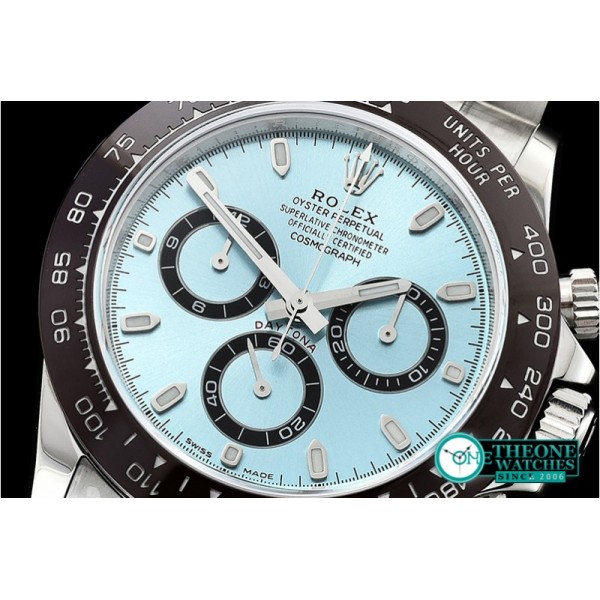 Rolex - Daytona 116506 CER/SS 904L Ice Blue Noob Asia 4130 Mod