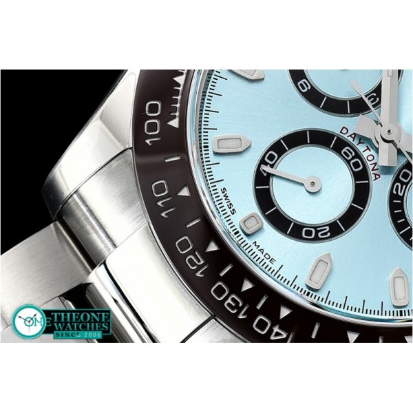 Rolex - Daytona 116506 CER/SS 904L Ice Blue Noob Asia 4130 Mod