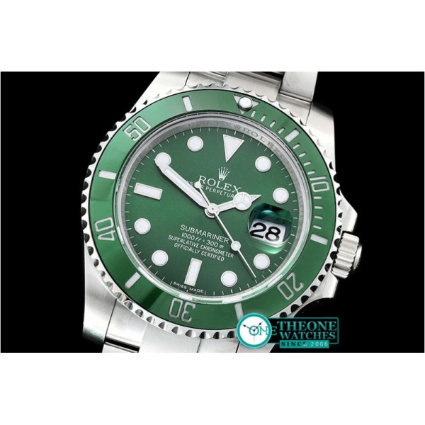 Rolex - Submariner 116610LV 904L SS/SS Green GMF SA3135