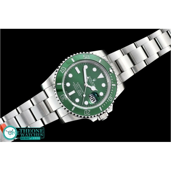 Rolex - Submariner 116610LV 904L SS/SS Green GMF SA3135