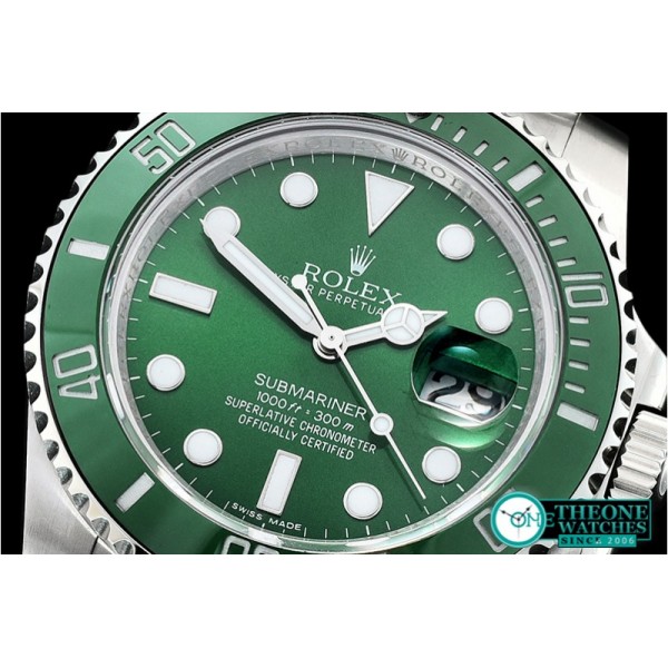 Rolex - Submariner 116610LV 904L SS/SS Green GMF SA3135