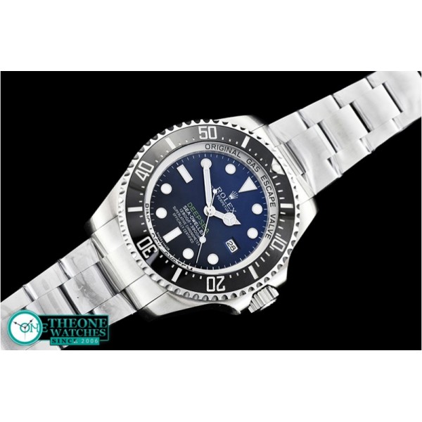 Rolex - DeepSea Dweller 116660 904L SS/SS Blue ARF Asia 3135