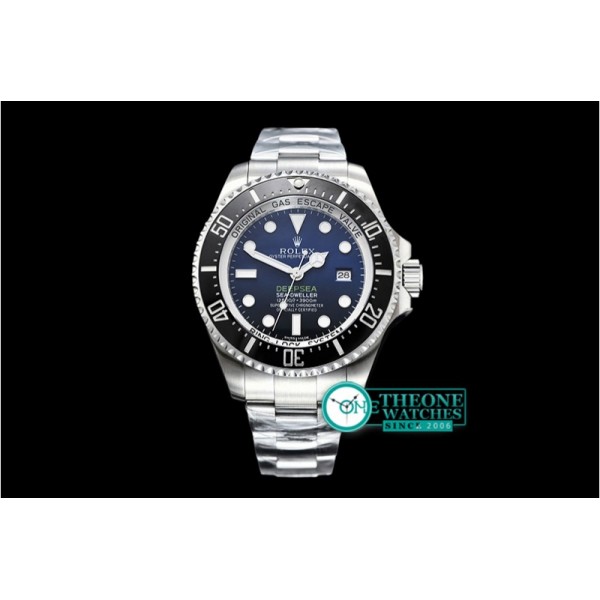 Rolex - DeepSea Dweller 116660 904L SS/SS Blue ARF Asia 3135