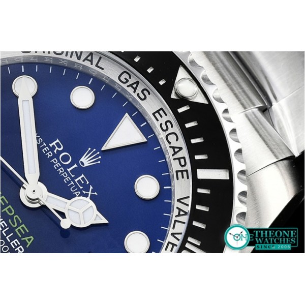 Rolex - DeepSea Dweller 116660 904L SS/SS Blue ARF Asia 3135