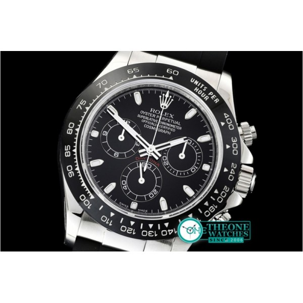 Rolex - Daytona 116500LN SS/RU Black ARF Asia 4130 Mod