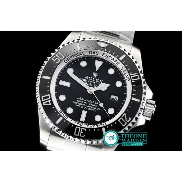 Rolex - DeepSea Dweller 116660 904L SS/SS Black ARF Asia 3135