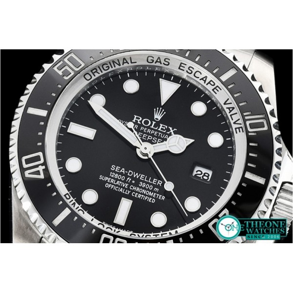 Rolex - DeepSea Dweller 116660 904L SS/SS Black ARF Asia 3135