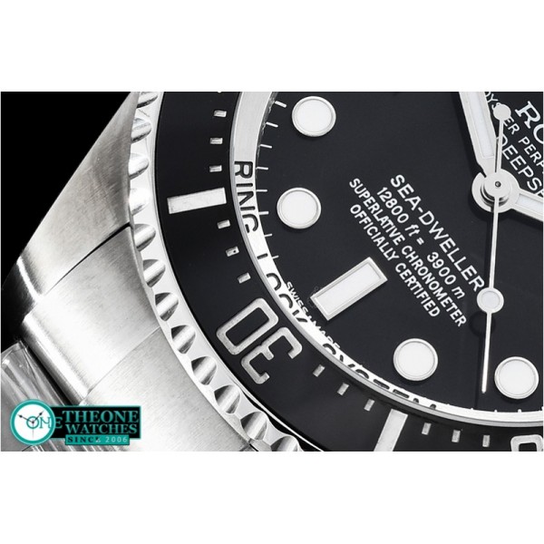 Rolex - DeepSea Dweller 116660 904L SS/SS Black ARF Asia 3135