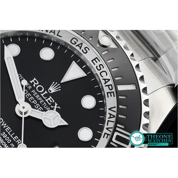 Rolex - DeepSea Dweller 116660 904L SS/SS Black ARF Asia 3135