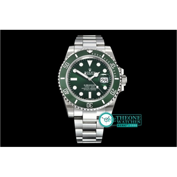 Rolex - Submariner 116610LV 904L SS/SS Green V9 Noob A2836