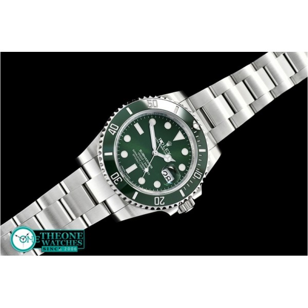 Rolex - Submariner 116610LV 904L SS/SS Green V9 Noob A2836