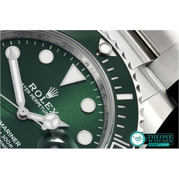 Rolex - Submariner 116610LV 904L SS/SS Green V9 Noob A2836