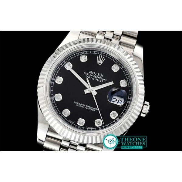 Rolex - DJ2 41mm Jub Flt SS/SS Black Diam Noob A3235