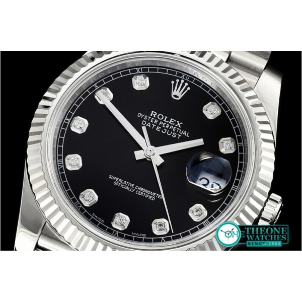 Rolex - DJ2 41mm Jub Flt SS/SS Black Diam Noob A3235