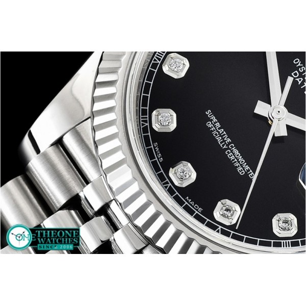 Rolex - DJ2 41mm Jub Flt SS/SS Black Diam Noob A3235