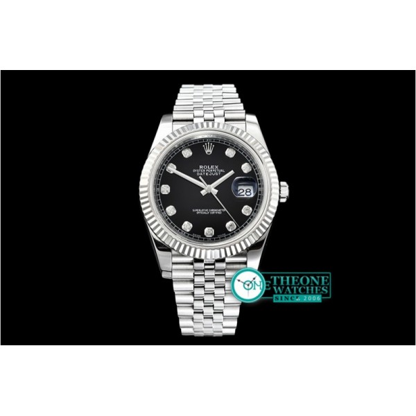 Rolex - DJ2 41mm Jub Flt SS/SS Black Diam Noob A3235