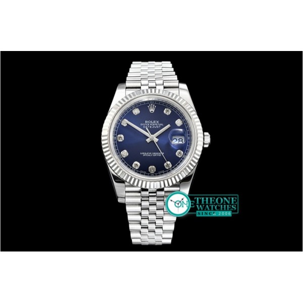 Rolex - DJ2 41mm Jub Flt SS/SS Blue Diam Noob A3235