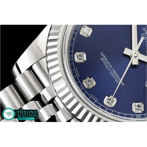 Rolex - DJ2 41mm Jub Flt SS/SS Blue Diam Noob A3235