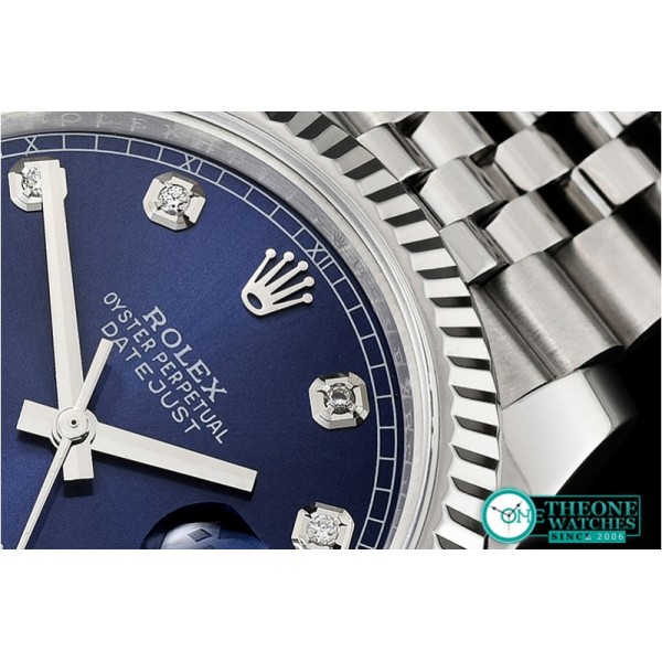 Rolex - DJ2 41mm Jub Flt SS/SS Blue Diam Noob A3235