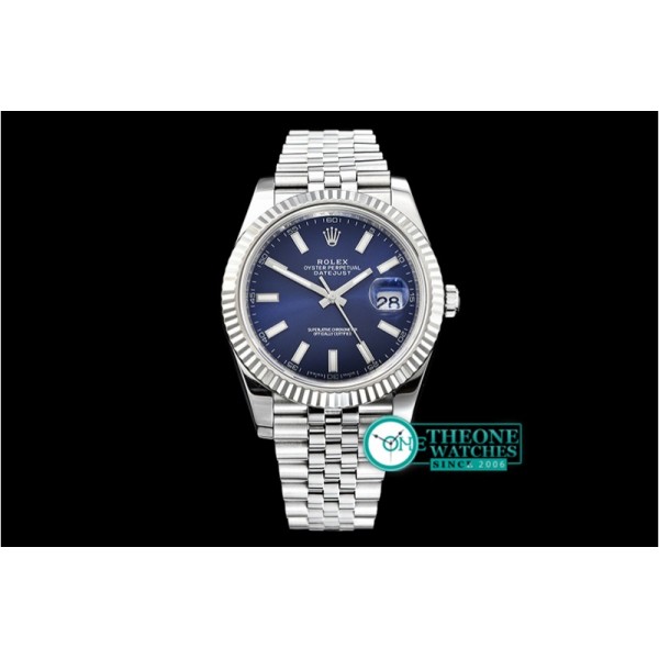 Rolex - DJ2 41mm Jub Flt SS/SS Blue/Stick Noob A3235