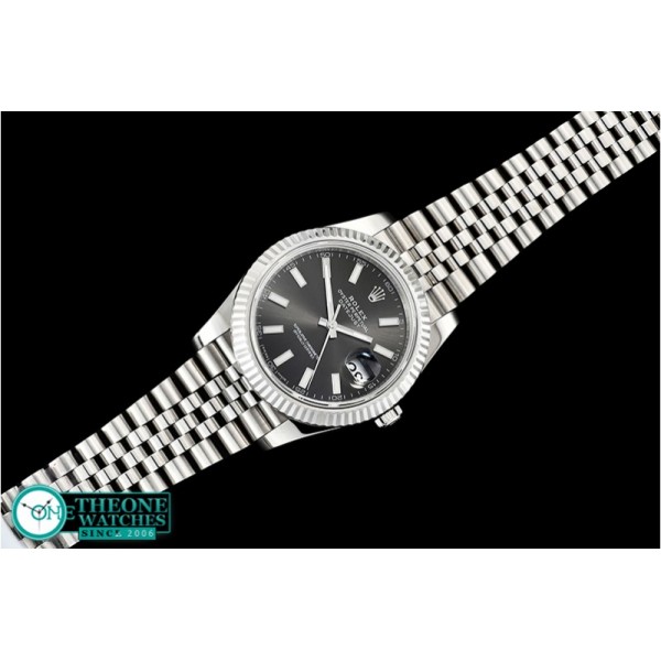 Rolex - DJ2 41mm Jub Flt SS/SS Grey/Stick Noob A3235