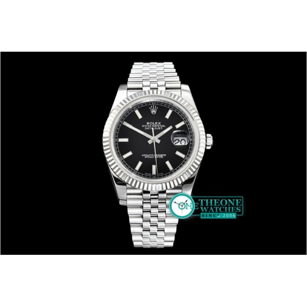 Rolex - DJ2 41mm Jub Flt SS/SS Black/Stick Noob A3235