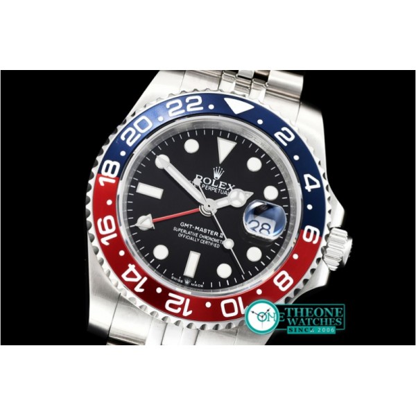 Rolex - GMT Master II 126710BLRO Jubilee SS/SS Black A2836