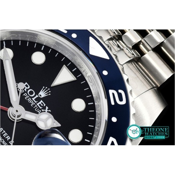 Rolex - GMT Master II 126710BLRO Jubilee SS/SS Black A2836