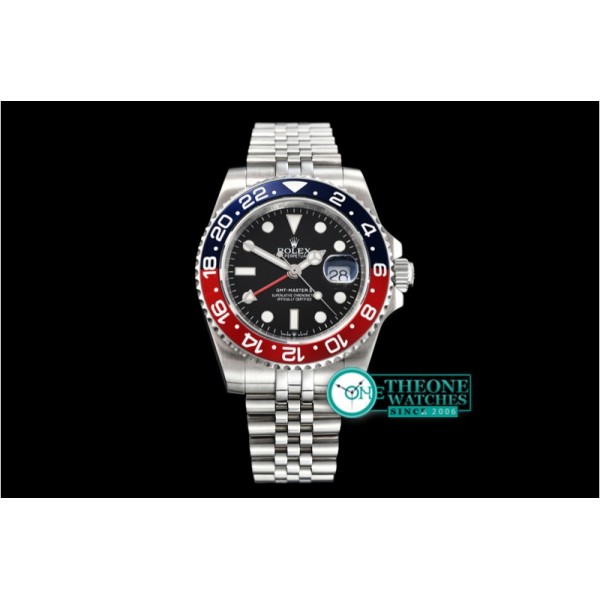 Rolex - GMT Master II 126710BLRO Jubilee SS/SS Black A2836