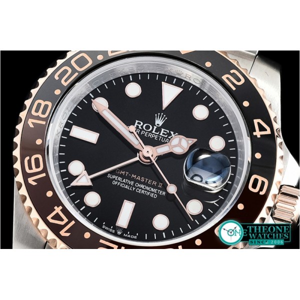 Rolex - GMT Master II Basel 2018 126711 RG/SS Black A2836