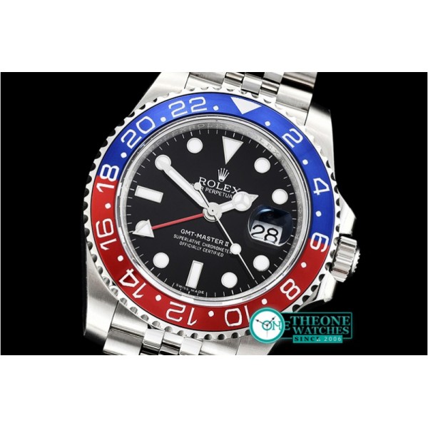 Rolex - GMT Master II 126710 Jubilee 904L SS/SS Blk GMF A2836