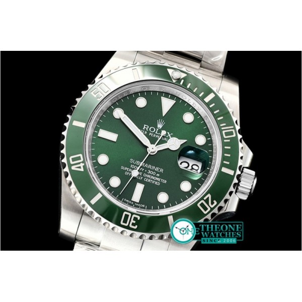 Rolex - Submariner 116610LV 904L SS/SS Green ARF Ult A2824