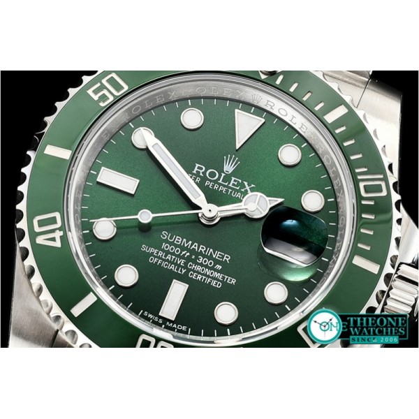 Rolex - Submariner 116610LV 904L SS/SS Green ARF Ult A2824