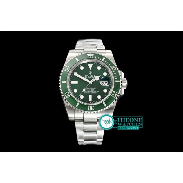 Rolex - Submariner 116610LV 904L SS/SS Green ARF Ult A2824