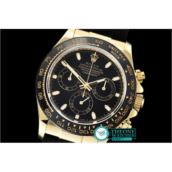 Rolex - Daytona 116515LN YG/RU Black/Stk ARF Asia 4130 Mod