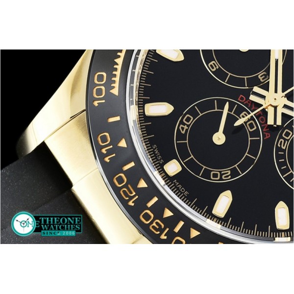 Rolex - Daytona 116515LN YG/RU Black/Stk ARF Asia 4130 Mod