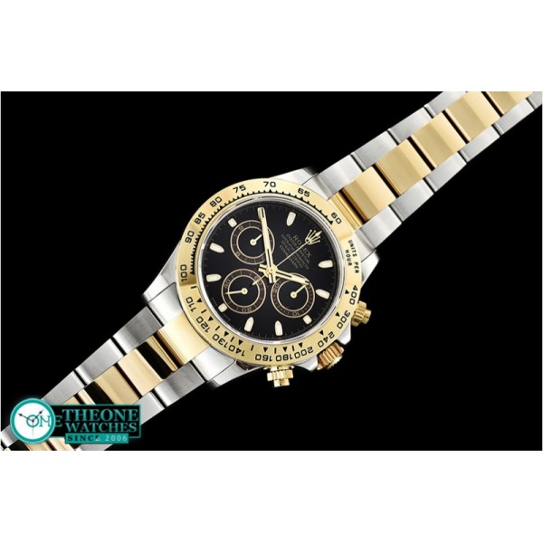 Rolex - Daytona 116503 YG/SS Black/Stick BP A7750 4130 Mod