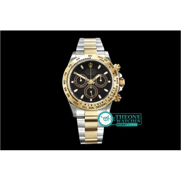 Rolex - Daytona 116503 YG/SS Black/Stick BP A7750 4130 Mod