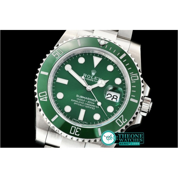 Rolex - Submariner 116610LV SS/SS Green V8 Noob A2836