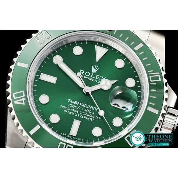 Rolex - Submariner 116610LV SS/SS Green V8 Noob A2836