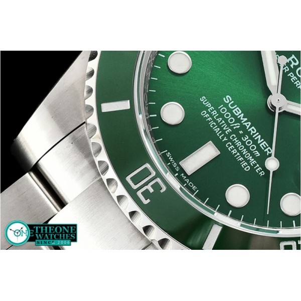 Rolex - Submariner 116610LV SS/SS Green V8 Noob A2836