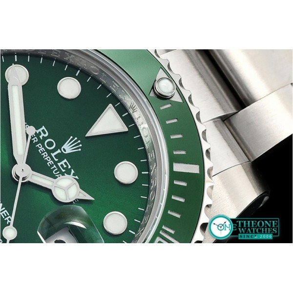 Rolex - Submariner 116610LV SS/SS Green V8 Noob A2836