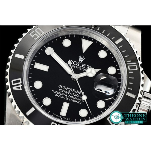 Rolex - Submariner 116610 SS/SS Black V8 Noob A2836