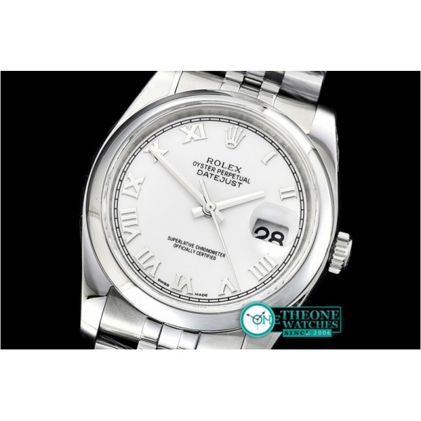 Rolex - DJ 36mm Jub Dome SS/SS Wht Roman ARF A3135